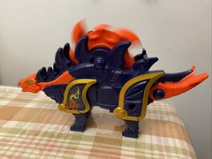 Power Rangers Super Ninja Steel Stegosarus Zord Bandai Rev Up Spinning Blade