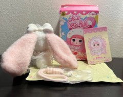 A62 Nommi Baby Sweetheart Bunny Plush Pendant (Mousse Sweet) Confirmed-AUTHENTIC