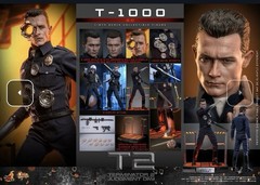Hot Toys Mms774 1/6 Terminator 2: Judgment Day T-1000 2.0 Action Figure In Stock