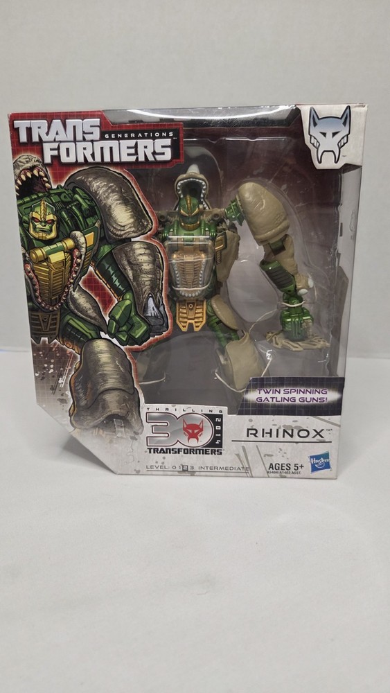 NIB Transformers Generations Rhinox Voyager 30th Anniversary Beast Wars NRFB