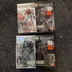 BANDAI Mobile Suit GUNDAM G FRAME 13 And 14 Armor and Frame NIB