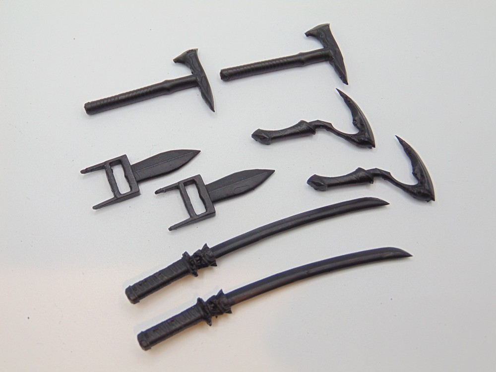 1:12 Scale Custom 8pc Melee Blade Weapons Set for 6″ GI JOE Classified Figures