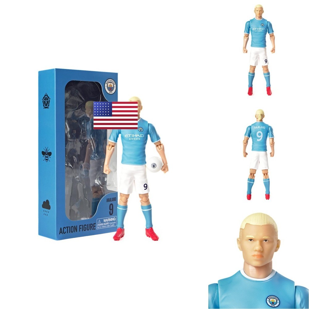 Sockers Banbo Toys Manchester City F.C. Erling Haaland 8″ Soccer Action Figure