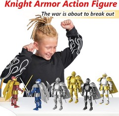 Knight Action Figures, Medieval Action Figures,Knight Armor Action Figure,Mul…