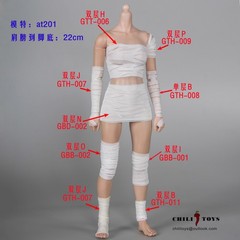 CHILI TOYS 1/6 Bandage Cover Set Fit 12in Body Figures