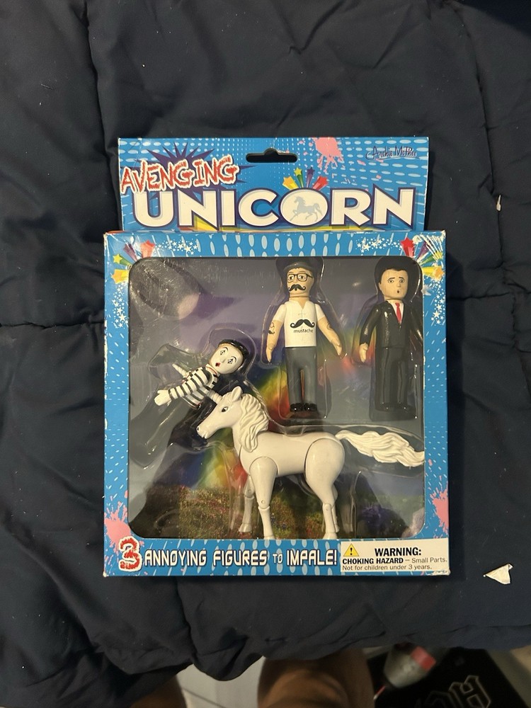 The Avenging Unicorn Playset 3 Annoying Figures to Impale