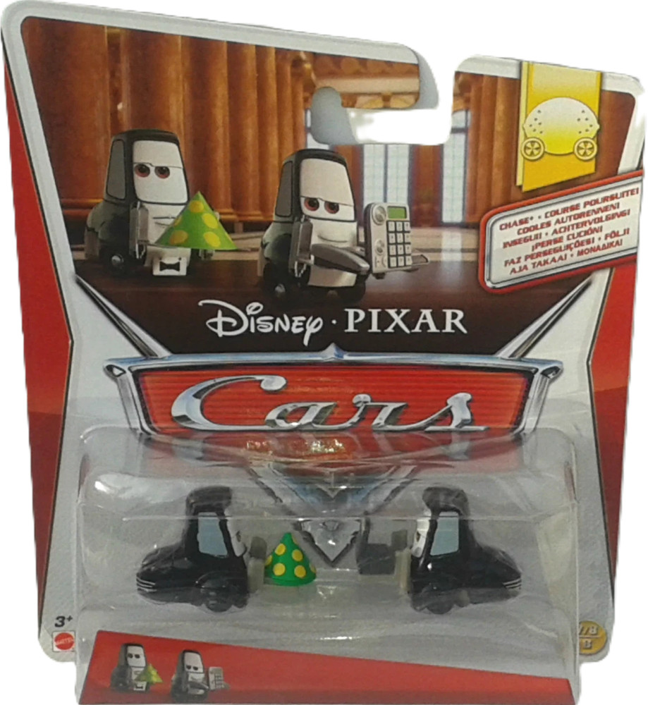 Disney Pixar Cars Marcelo and Marco Lemons Chase Mattel Canada Card