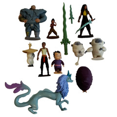 Disney Raya And The Last Dragon Lot of 12 Sisu Tuk Tuk Dyan Baby Noi Swords