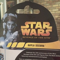 Star Wars Black Series Aayla Secura Revenge of the Sith 20th Anniversary Hasbro