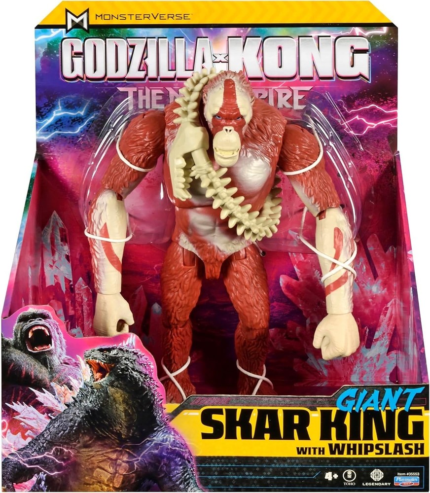 Godzilla x Kong: The New Empire 11″ Giant Skar King with Whipslash – New/Sealed
