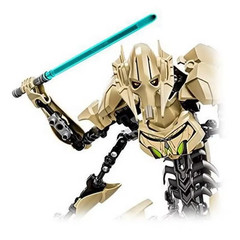 32cm Star General Grievous Action Figure with Lightsaber Building Blocks_Toy”