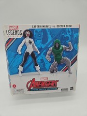 Hasbro Marvel Captain Marvel vs Doctor Doom 6in Action Figure Collection – F7086