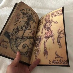Necronomicon Evil Dead Book Prop Resin Dark Magic Demon Summon Horror Halloween