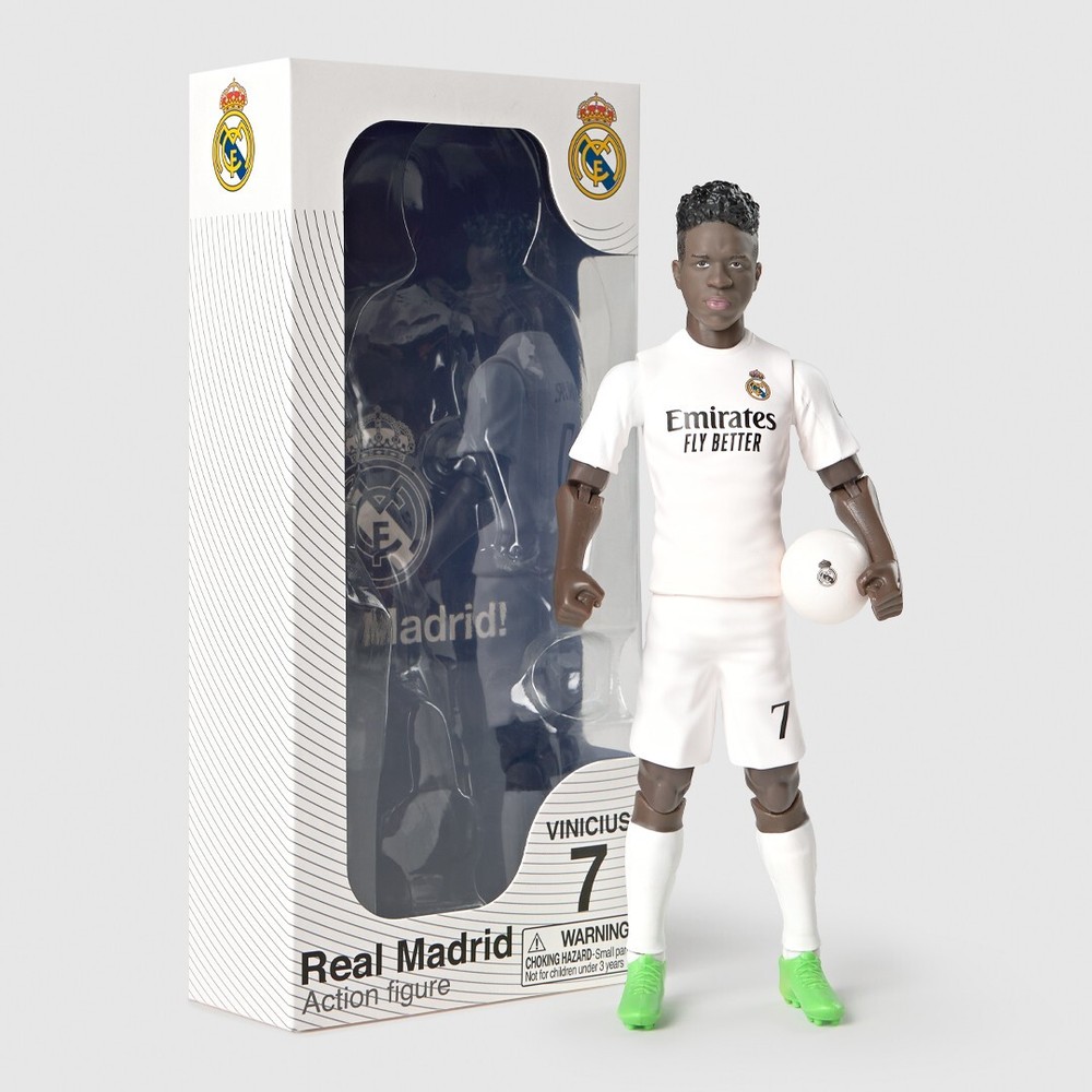 Banbo Toys SOCKERS Real Madrid Vinicius 8″ Collectible Soccer Action Figure