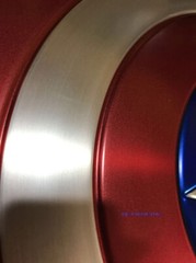 Captain America 1:1 Scale Shield Model Aluminium Alloy Painted Figure F Cosplay