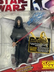 Star Wars The Clone Wars CW45 Darth Sidious – VERY RARE See Description