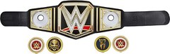WWE Championship Showdown TITLE BELT w Swap side plates & Adjustable Role Play