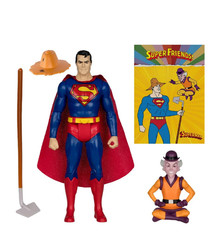 McFarlane Toys DC Retro Super Friends Farmer Superman & Mr. Mxyzptlk ~ Stock