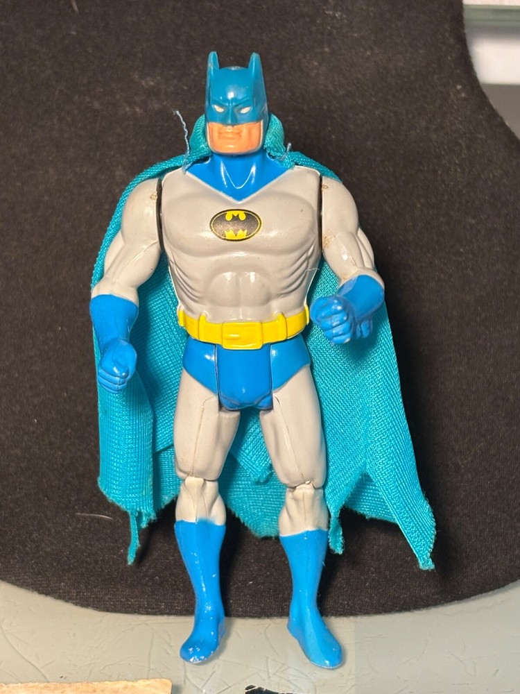 ESTRELA BATMAN + INFO CARD & COMIC – SUPER POWERS BRAZIL VINTAGE FIGURE