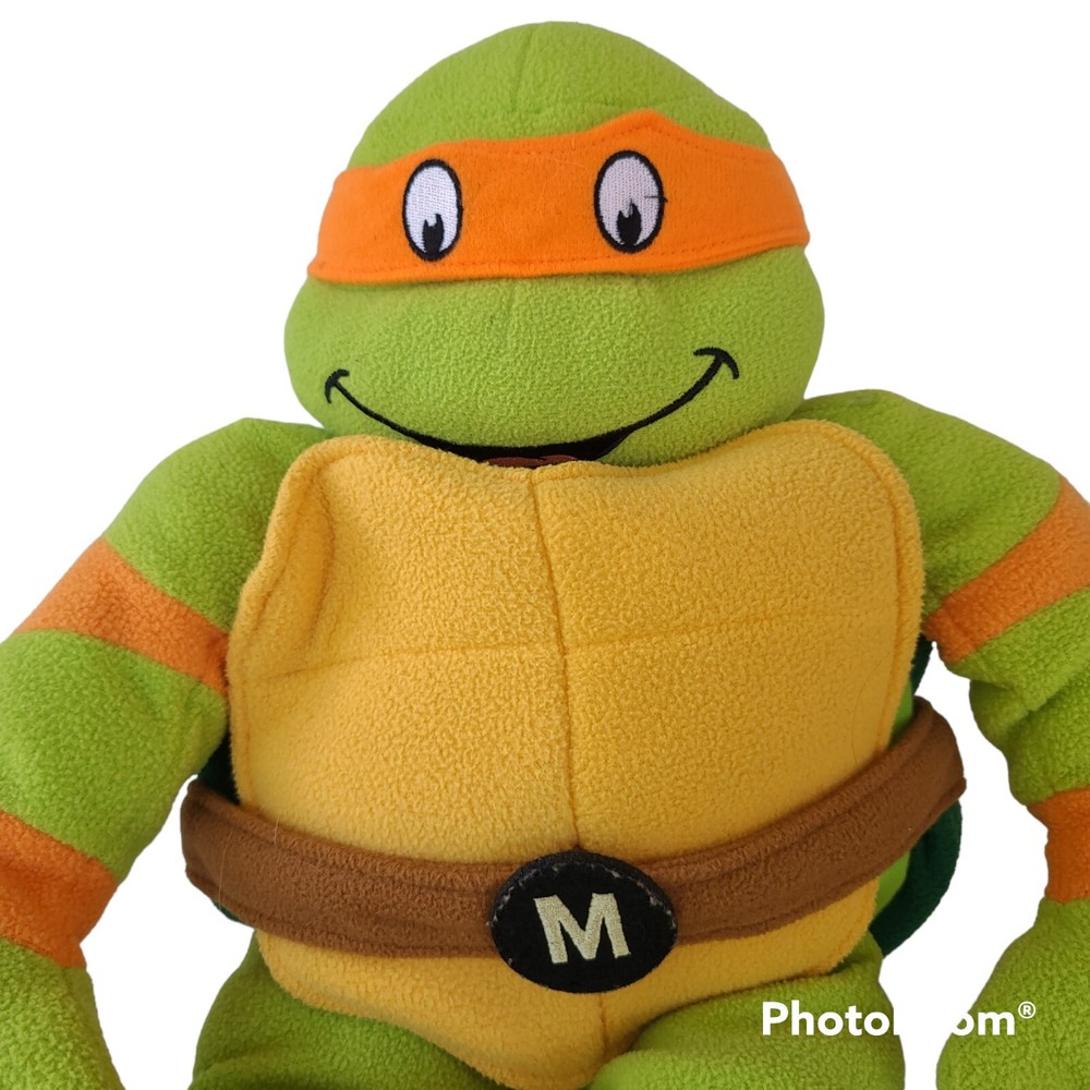 nickelodeon Ninja Turtles Preowned Soft And Cuddly Age 3+ Green /Orange