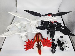 3D Printed How to Train Your Dragon Multicolor PLA Fully Articulated Custom