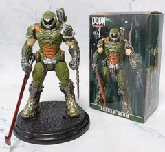 21CM Doom Slayer Eternal Action Figure PVC Statue Collectible Desktop Model