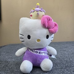 Sanrio Characters Official Plush Doll Series Birthday Cake Cap HELLO KITTY 10″