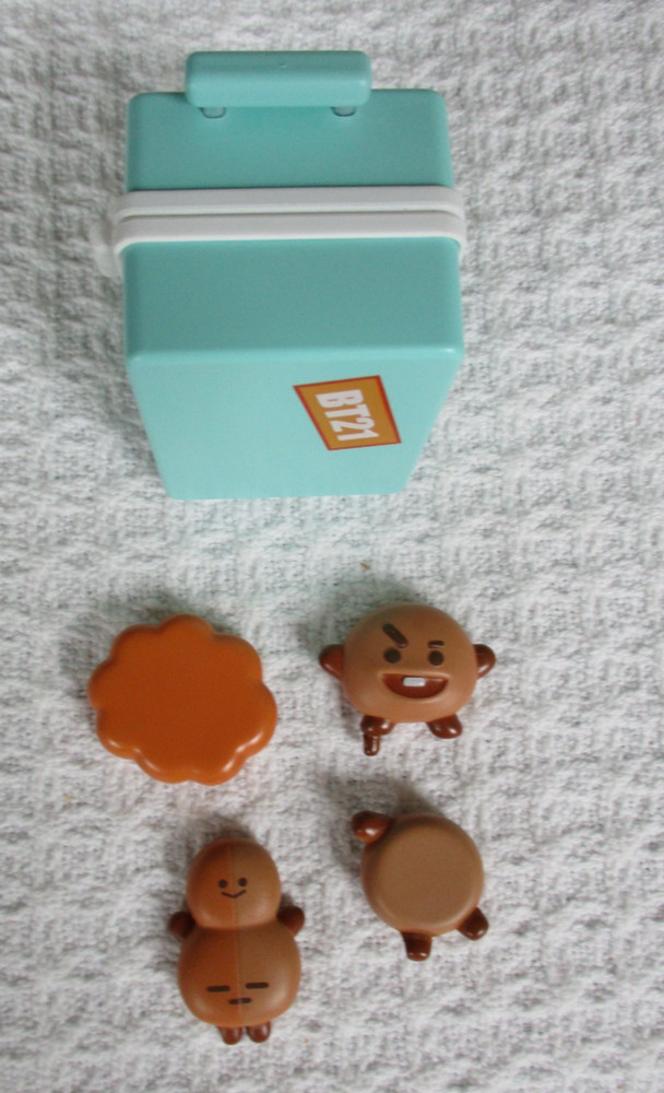 MINISO BT21 Line Friends Travel Diary Shooky cookies with Suitcase BTS