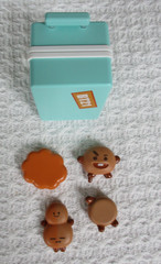 MINISO BT21 Line Friends Travel Diary Shooky cookies with Suitcase BTS