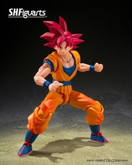 Bandai S.H.Figuarts Dragon Ball Super Saiyan God Son Goku God Aura Action Figure