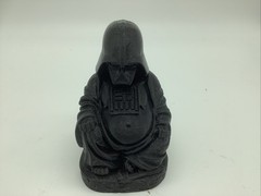 3D Printed 4″ Star Wars Darth Vader Inspired Buddha Figure Black PLA Plastic