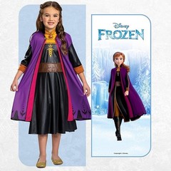 NEW Disney Official Frozen ANNA Girls Costume Size 3 to 4 Years