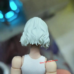 1/12 Modern Girl Female Head Carving For 6″ Romankey CFTOYS Figure Body