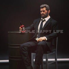 CUSTOM MADE 1/6 Logan Hugh Jackman BLACK SUIT full Sets action figure ❶USA❶