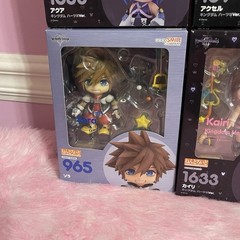 Rare Lot 6 Kingdom Hearts Disney Nendoroids Sora Roxas Axel Aqua Riku Kairi