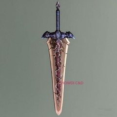 1/12 Painted Sung Jin Woo Weapon Accessories For 6″ Action Figure ( No Figure)