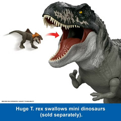 Mattel Jurassic World Rebirth T-Rex Tyrannosaurus Super Colossal action figure