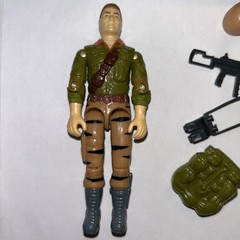 1988 Vintage GI Joe Tiger Force DUKE v2 Figure Complete w/ File Card PC3