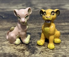 Lot Of 6 Vintage, Disney THE LION KING Toys/Figures
