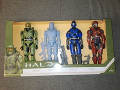 Halo UNSC 4 Figure Set Collectible 12″ Action Figures w/ Weapons Limited Edition