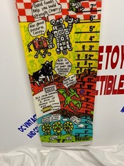 Vintage 1988 Pee Wee HERMAN tv movie show Playhouse peewee Growth Chart