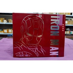 Autoking Iron Man Mk5 1:1 Helmet Wearable Voice-control Mask Cosplay Silver/Gold