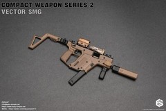 1:6 scale Easy & Simple Compact Weapons Series 2 Vector SMG Set C for 12″ Figure