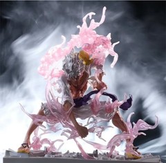 Monkey D Luffy Gear 5 Sun God Nika Battle One Piece Custom Anime Action Figure