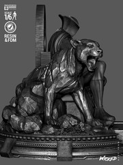 Black Panther | Throne Edition | High Quality Unpainted Resin Garage Kit 1:8