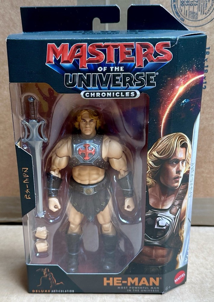 MOTU Masters of The Universe Chronicles Deluxe HE-MAN 2nd Edition Action Figure