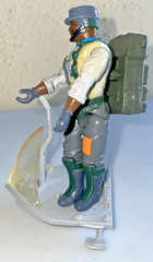 1990 Hasbro Original GI Joe ARAH STRETCHER V1 MEDICAL SPECIALIST Backpack Sled
