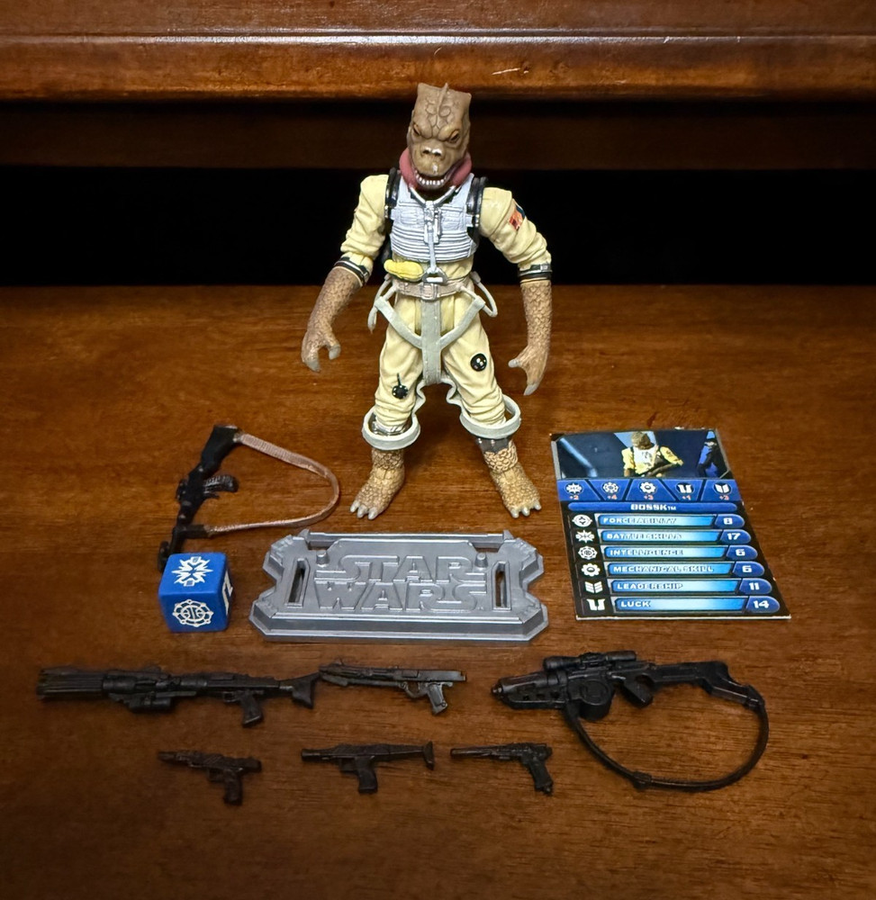 Star Wars 2010 Saga Legends BOSSK Bounty Hunter Action Figure SL01 COMPLETE!