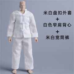 1/12 Chinese Kungfu Garments Tunic Suit Clothes Fit 6” Action Figure