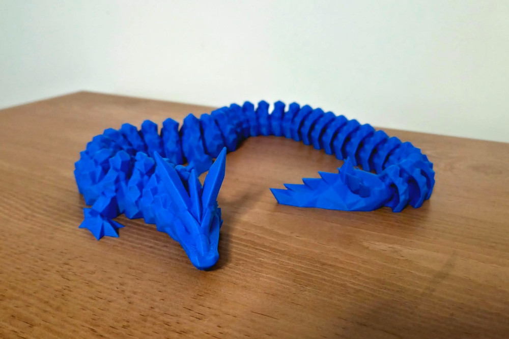 3D Printed Dragon Fully Articulated Fidget Toys Home